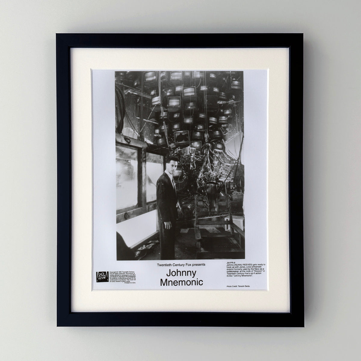 Johnny Mnemonic 1995 Film Movie Press Publicity Still Framed