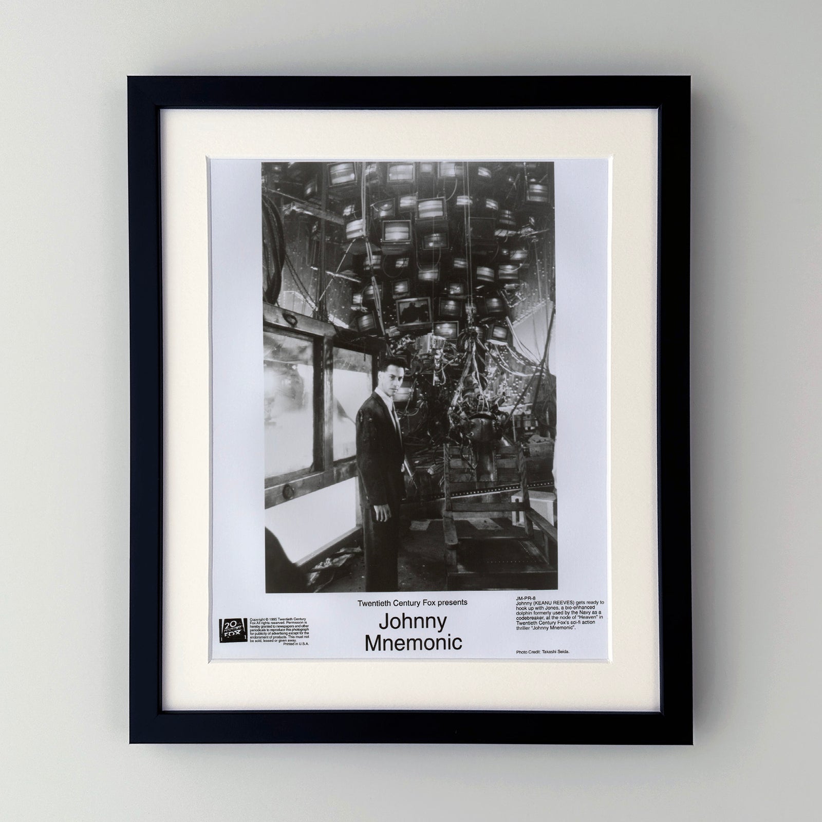 Johnny Mnemonic 1995 Film Movie Press Publicity Still Framed