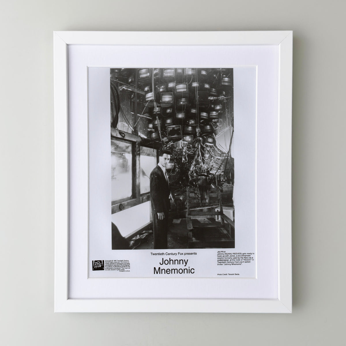 Johnny Mnemonic 1995 Film Movie Press Publicity Still Framed