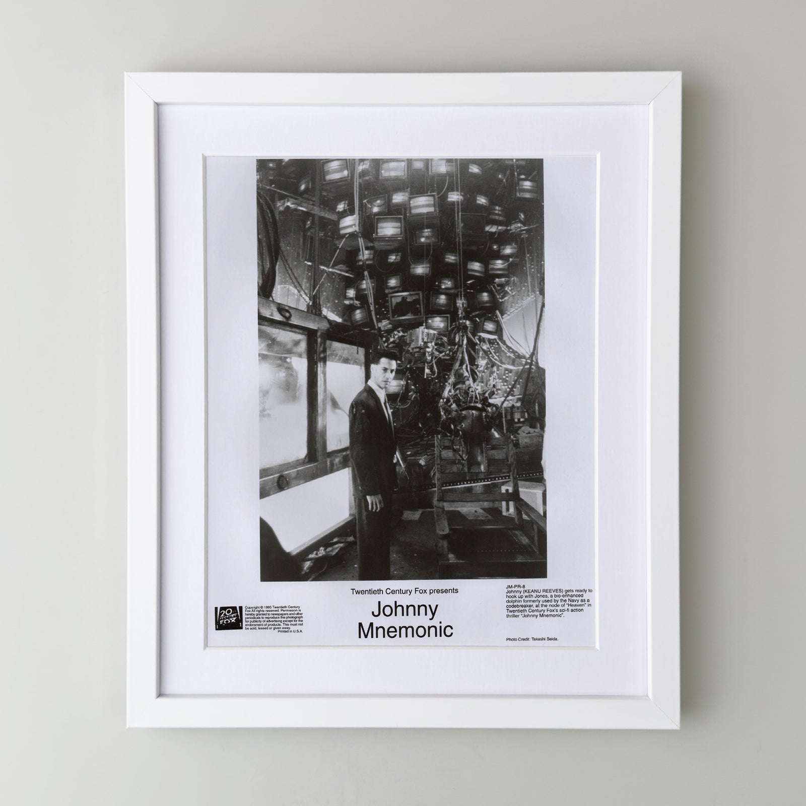 Johnny Mnemonic 1995 Film Movie Press Publicity Still Framed