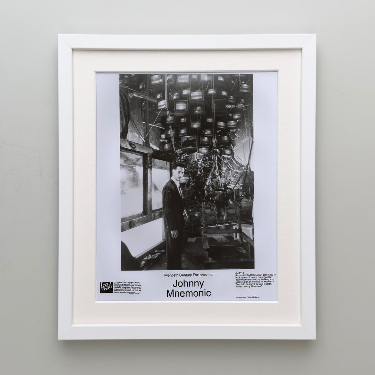 Johnny Mnemonic 1995 Film Movie Press Publicity Still Framed