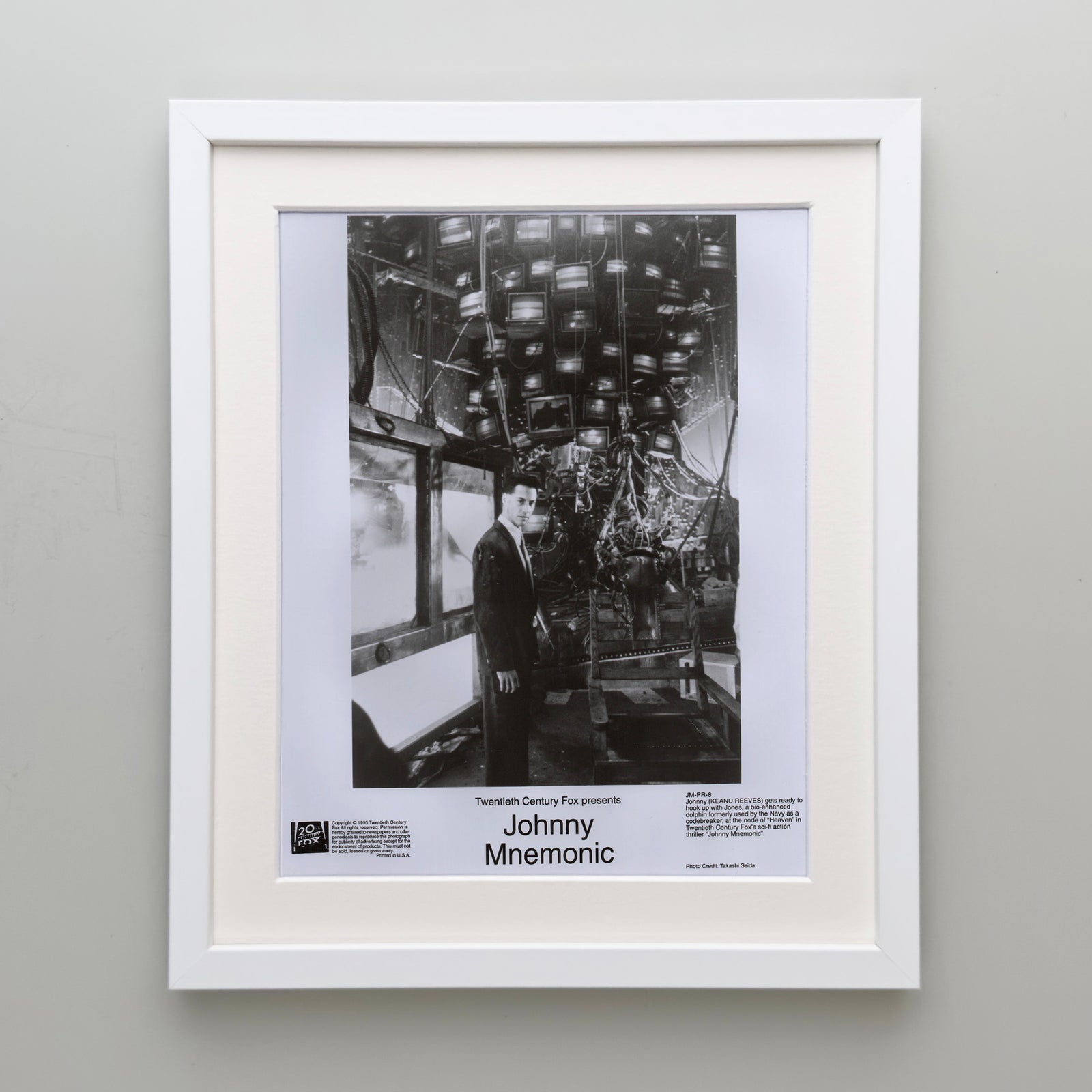 Johnny Mnemonic 1995 Film Movie Press Publicity Still Framed
