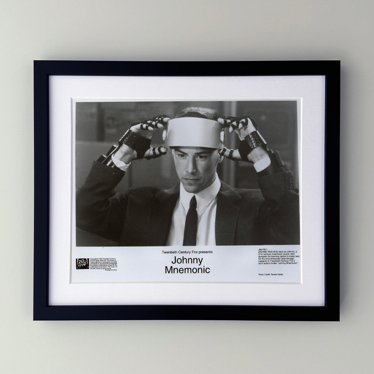 Johnny Mnemonic 1995 Film Movie Press Publicity Still Framed