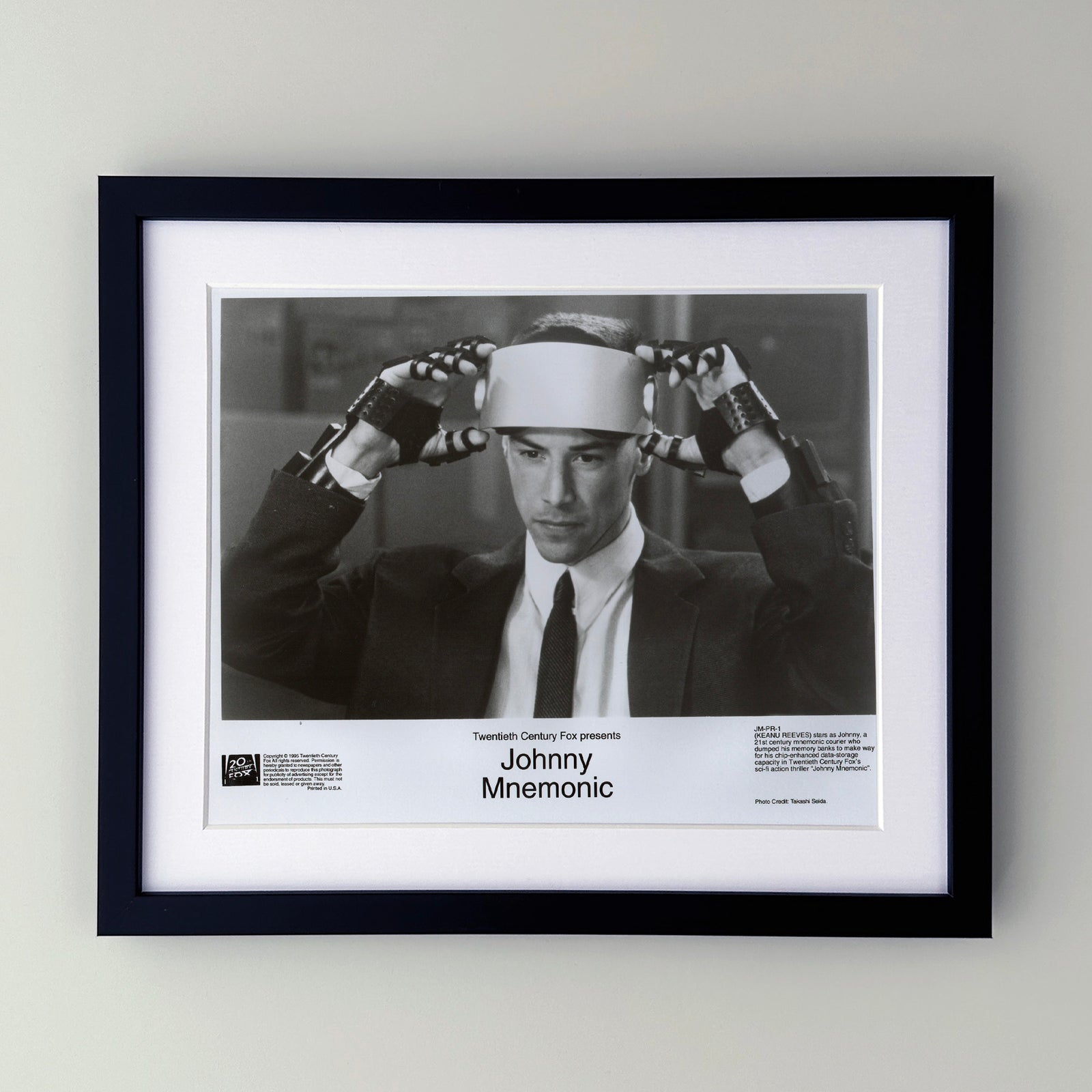 Johnny Mnemonic 1995 Film Movie Press Publicity Still Framed