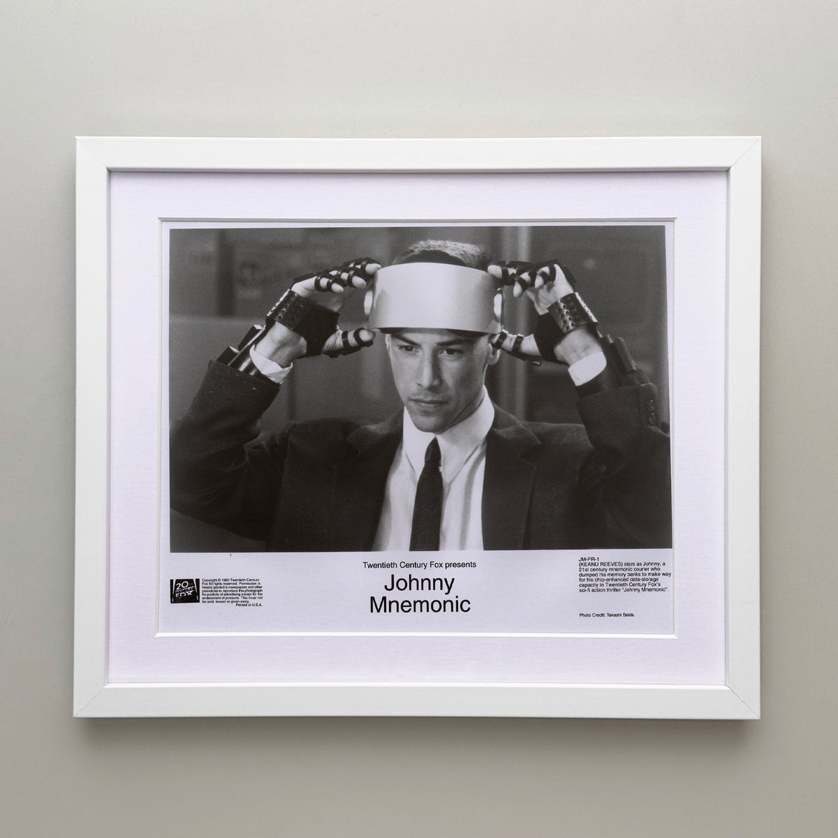 Johnny Mnemonic 1995 Film Movie Press Publicity Still Framed