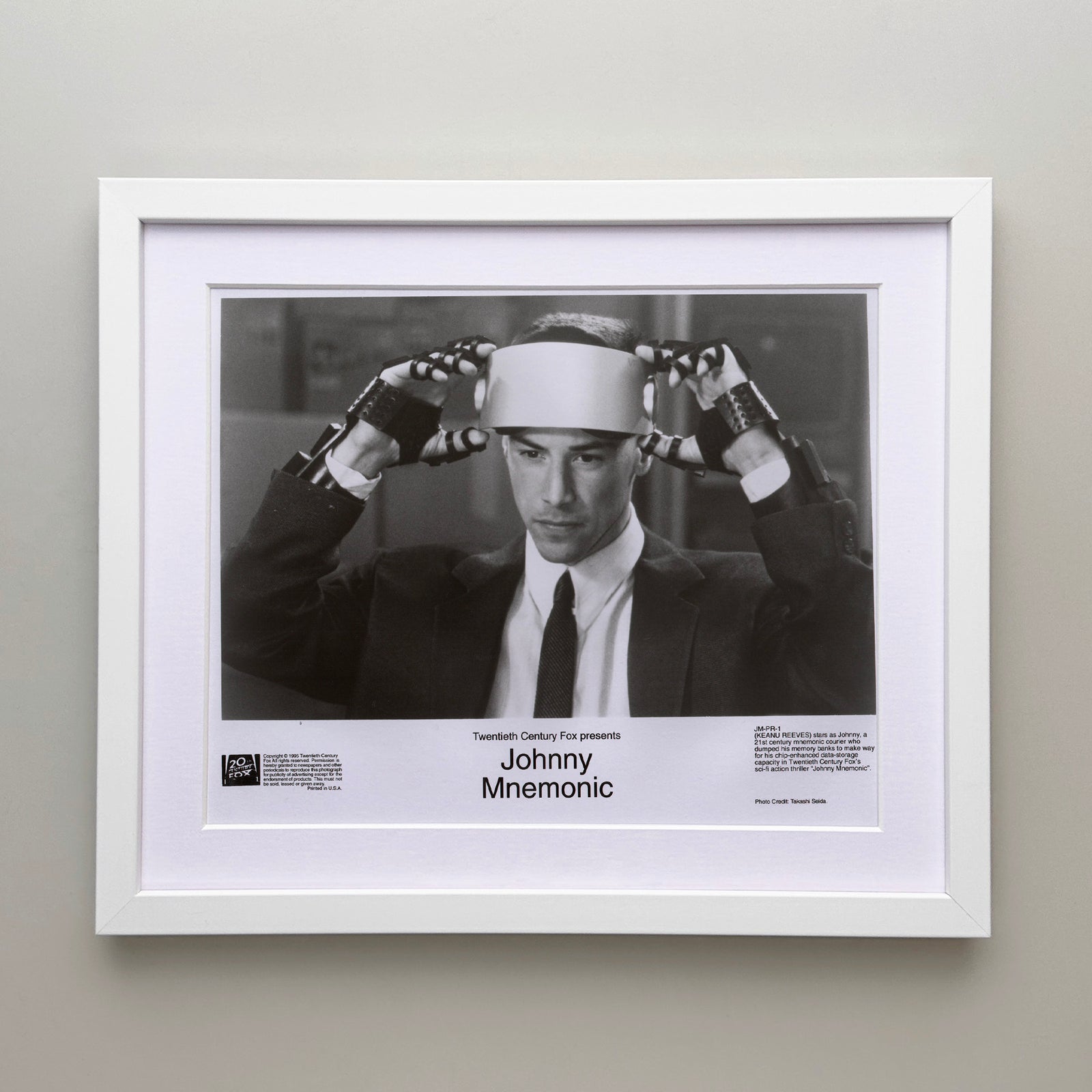 Johnny Mnemonic 1995 Film Movie Press Publicity Still Framed