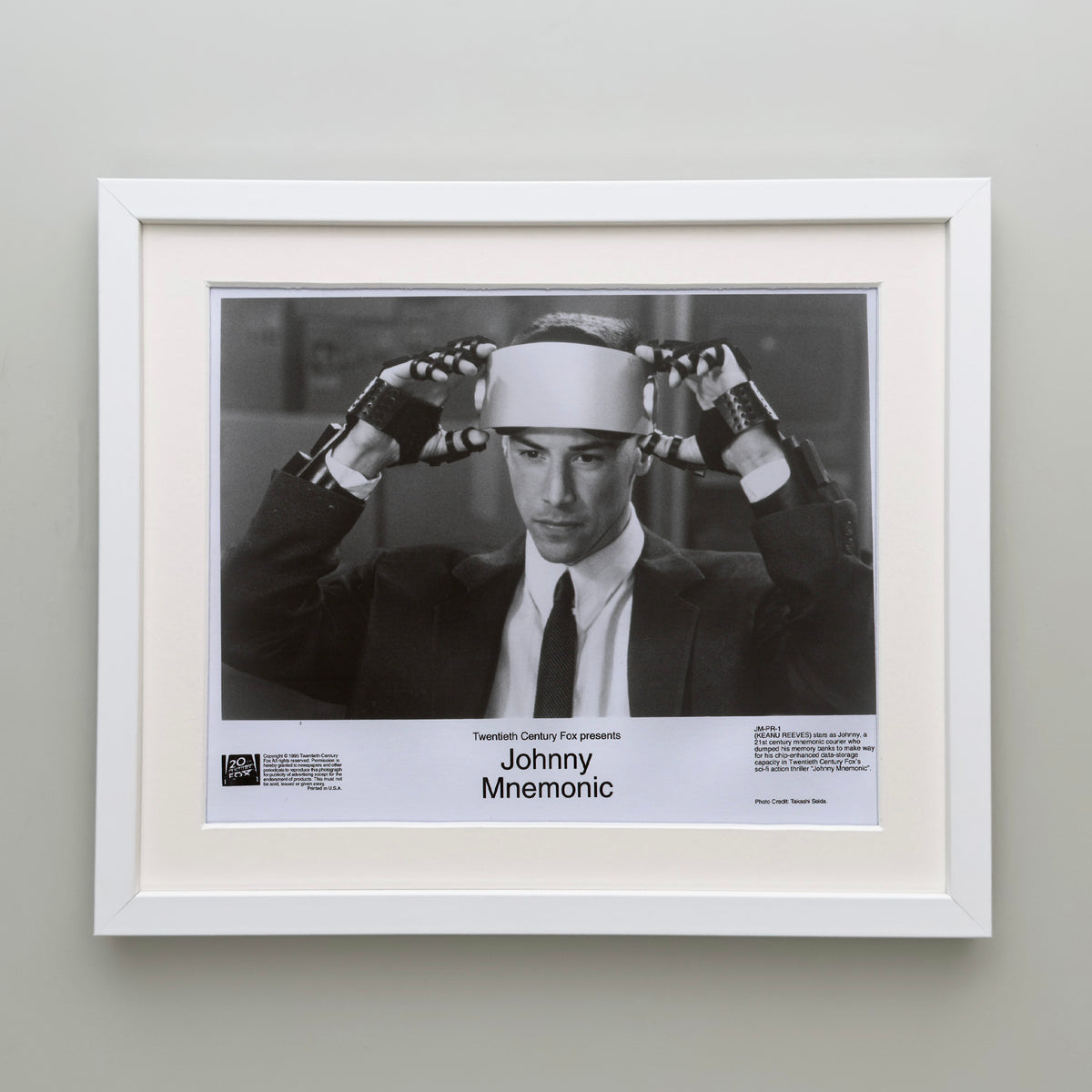 Johnny Mnemonic 1995 Film Movie Press Publicity Still Framed