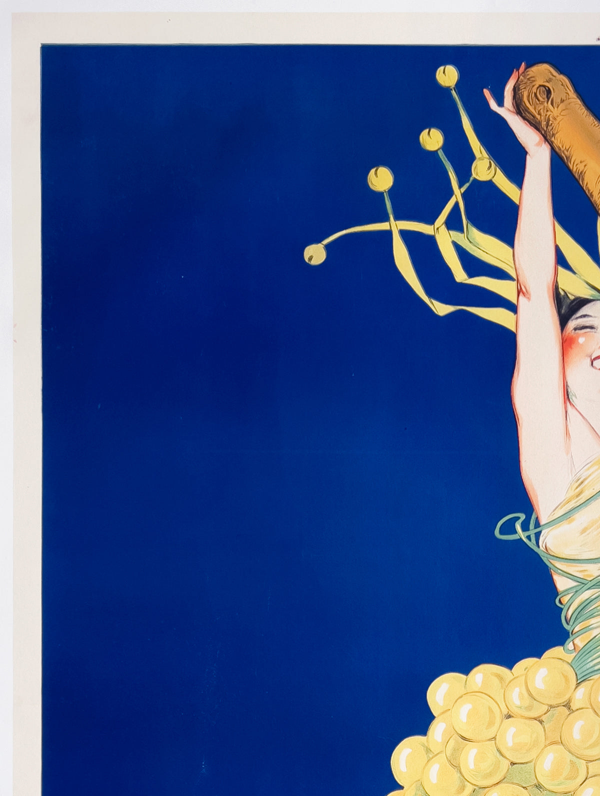 Joseph Perrier c1930 Champagne Vintage French Alcohol Poster, Joseph Stall - detail