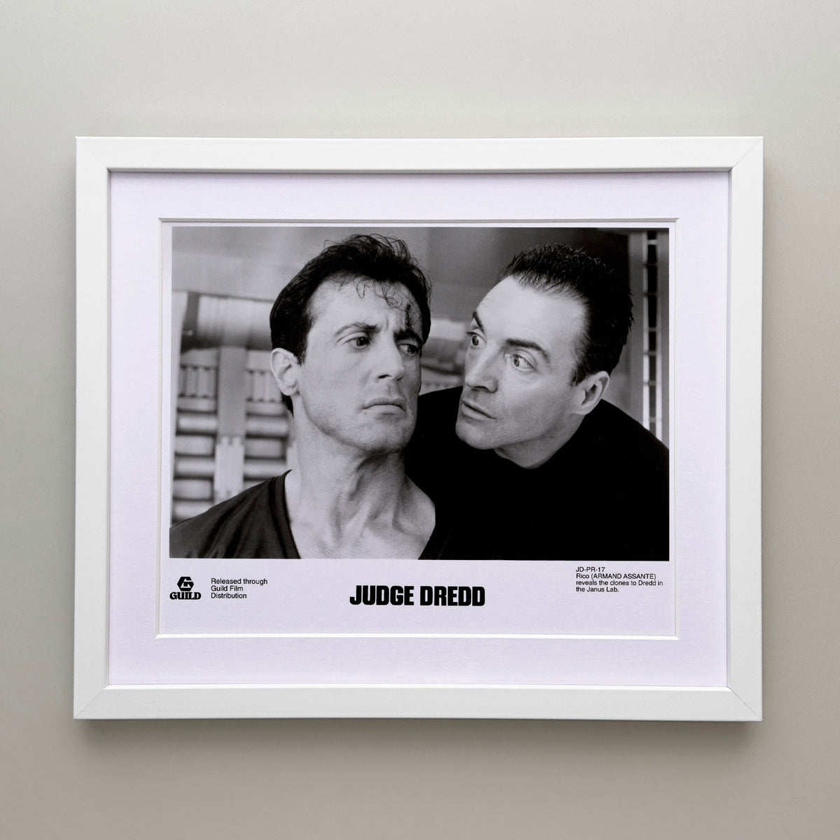 Judge Dredd 1995 Publicity Film Movie Press Still Framed