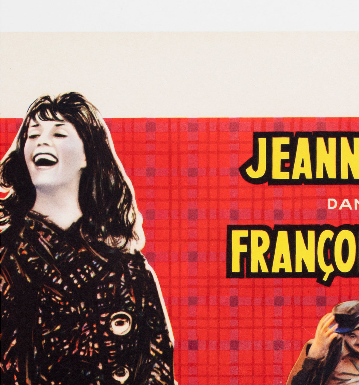 Jules and Jim 1962 Belgian Film Poster - detail