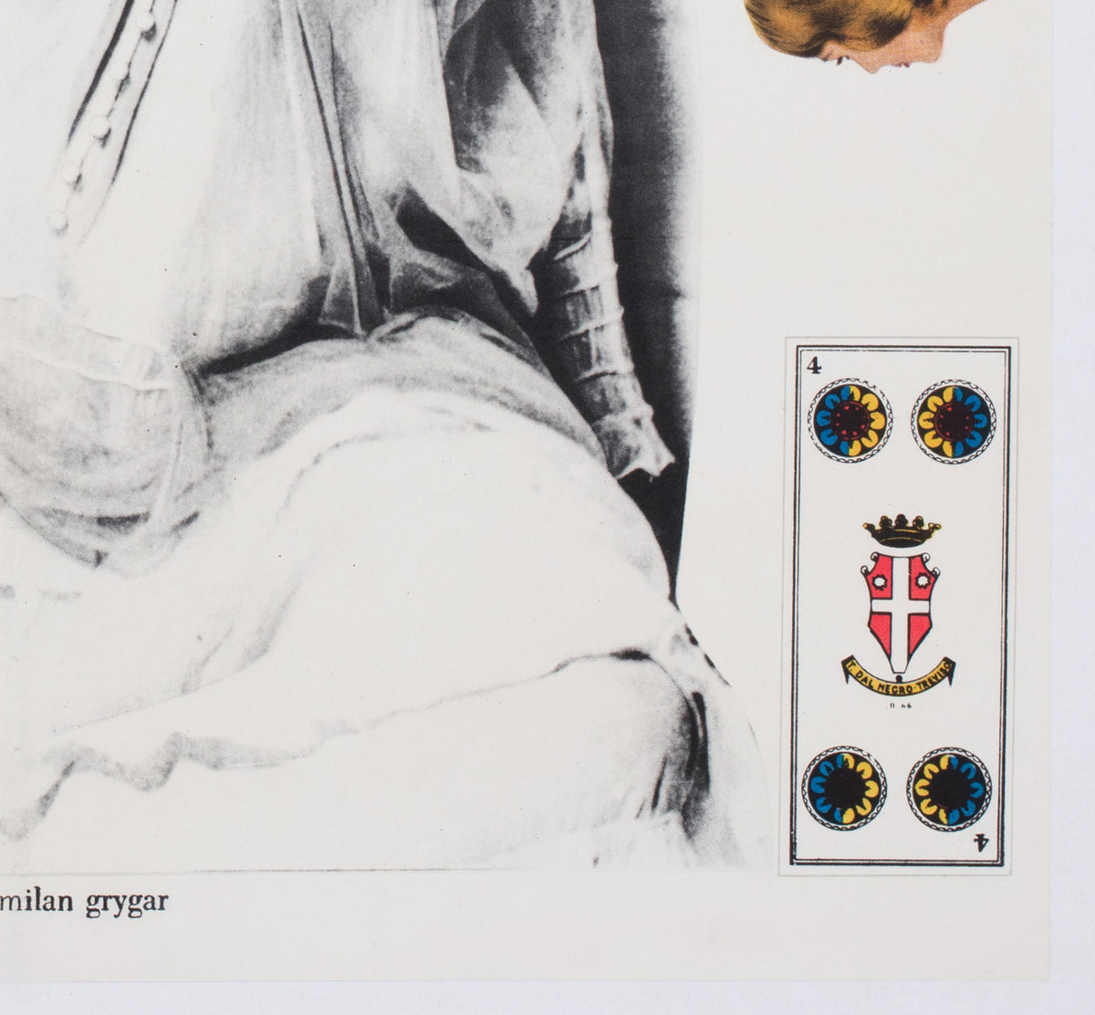 Juliet of the Spirit 1969 Czech A1 Film Movie Poster, Grygar - detail