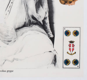 Juliet of the Spirit 1969 Czech A1 Film Movie Poster, Grygar - detail