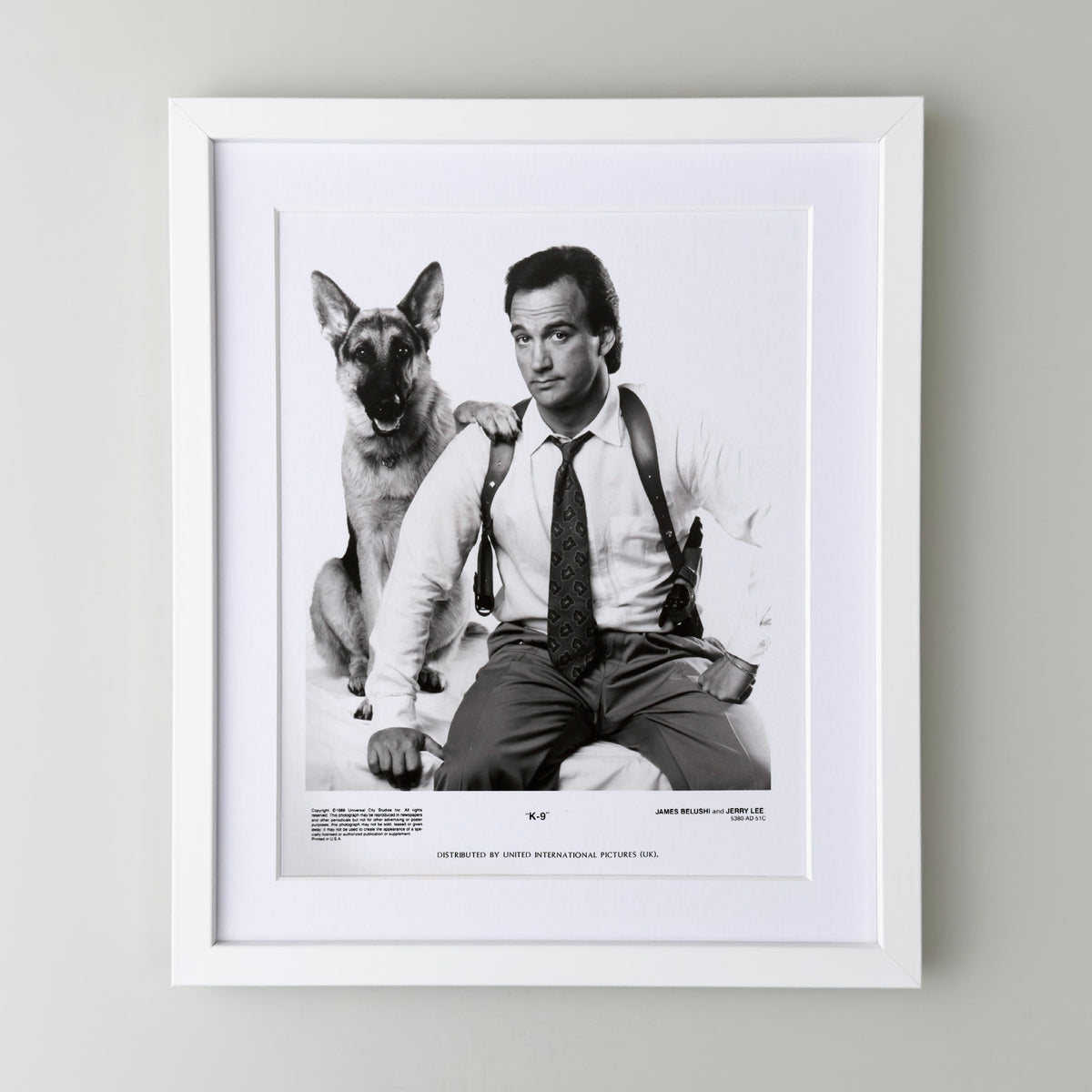 K 9 1989 Film Movie Press Publicity Still Framed