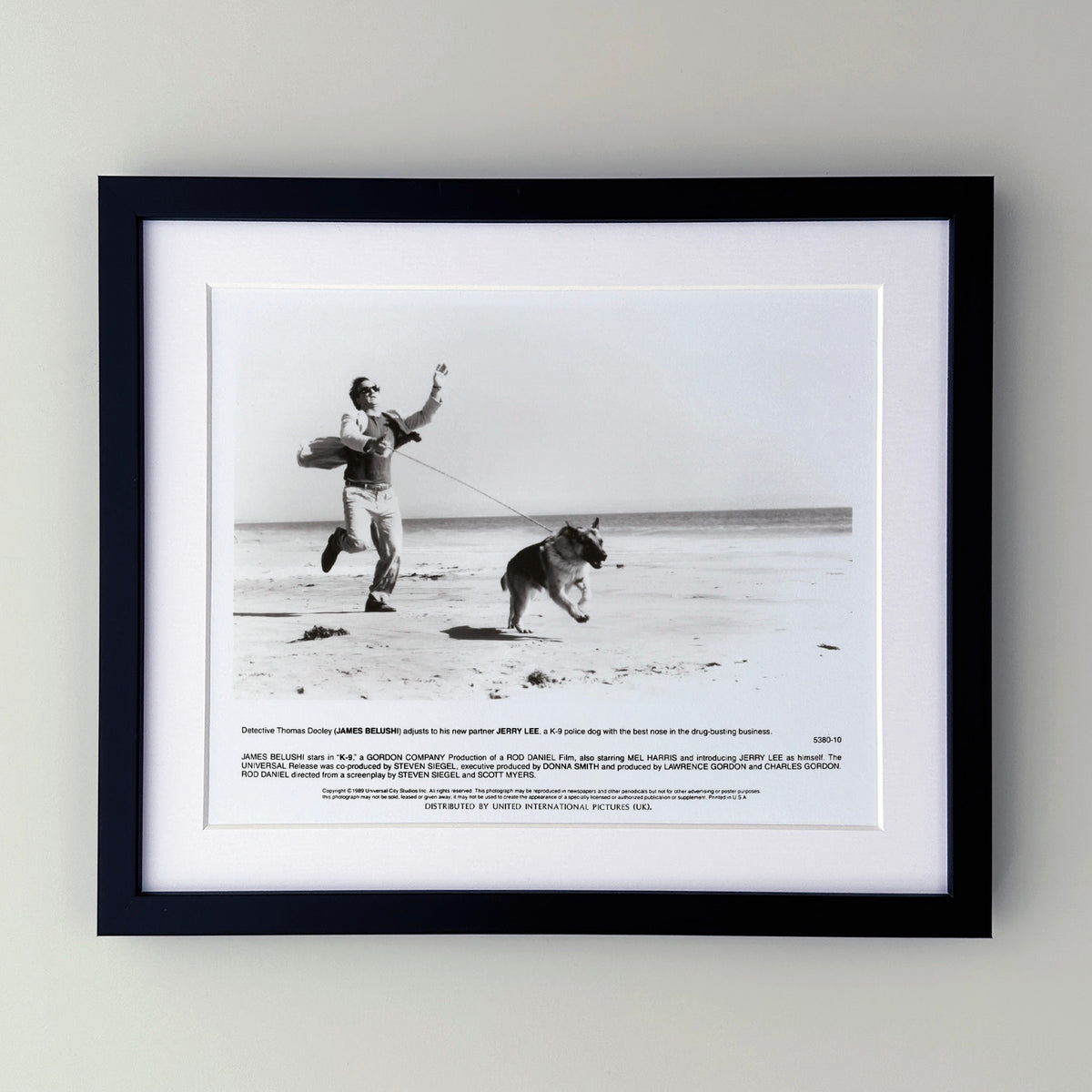 K-9 1989 Film Movie Press Publicity Still Framed
