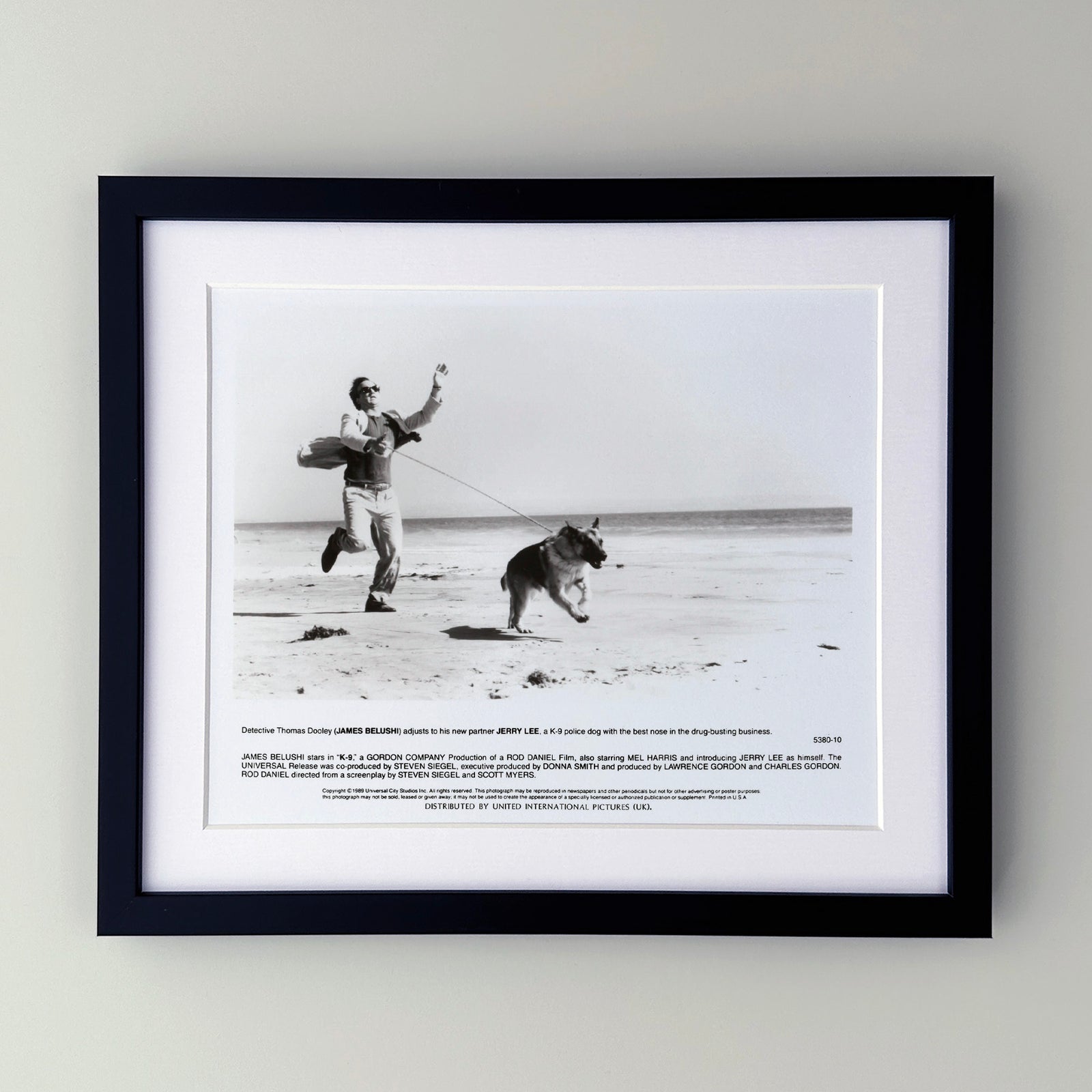 K-9 1989 Film Movie Press Publicity Still Framed