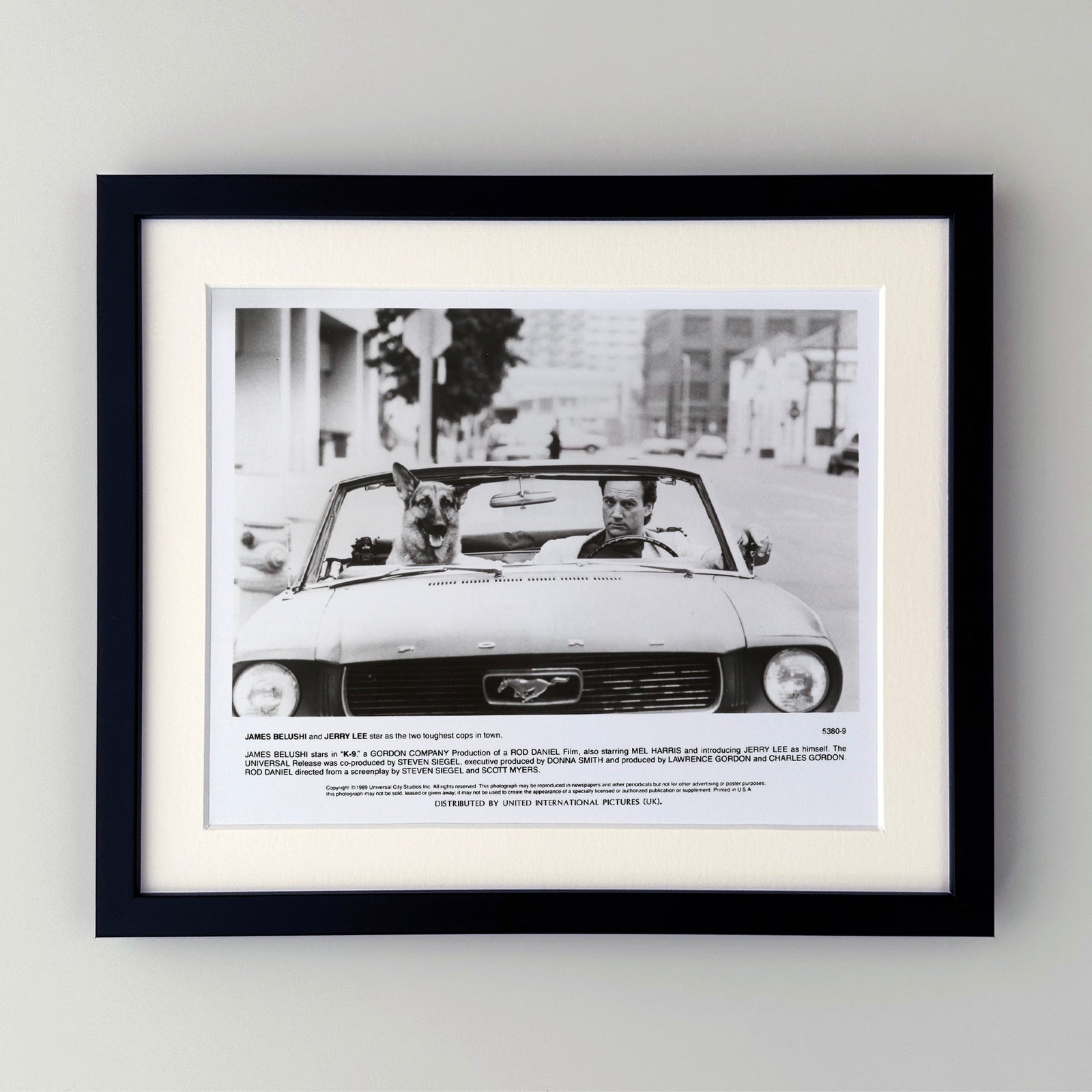 K 9 1989 Film Movie Press Publicity Still Framed
