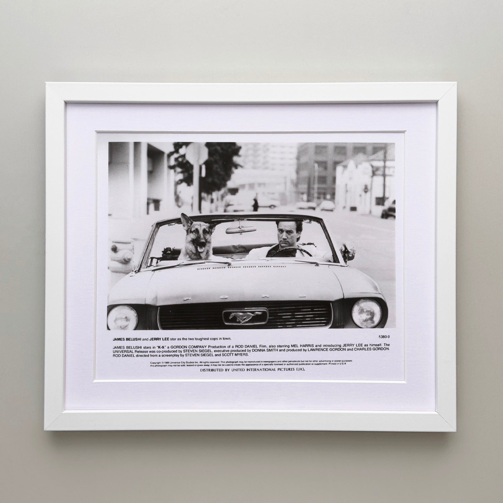K 9 1989 Film Movie Press Publicity Still Framed