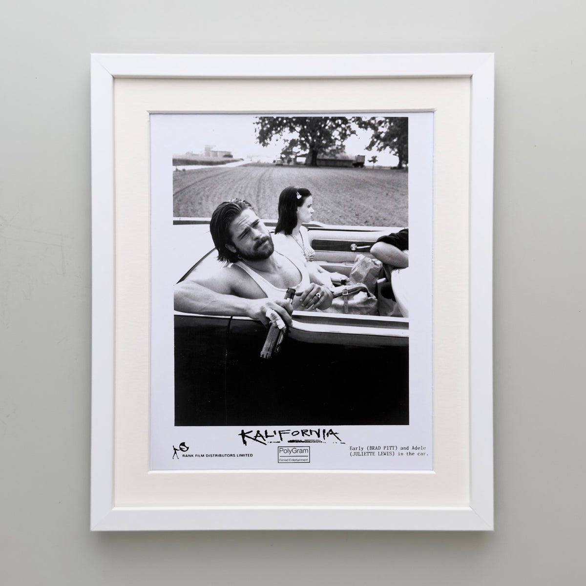 Kalifornia 1993 Publicity Film Movie Press Still Framed