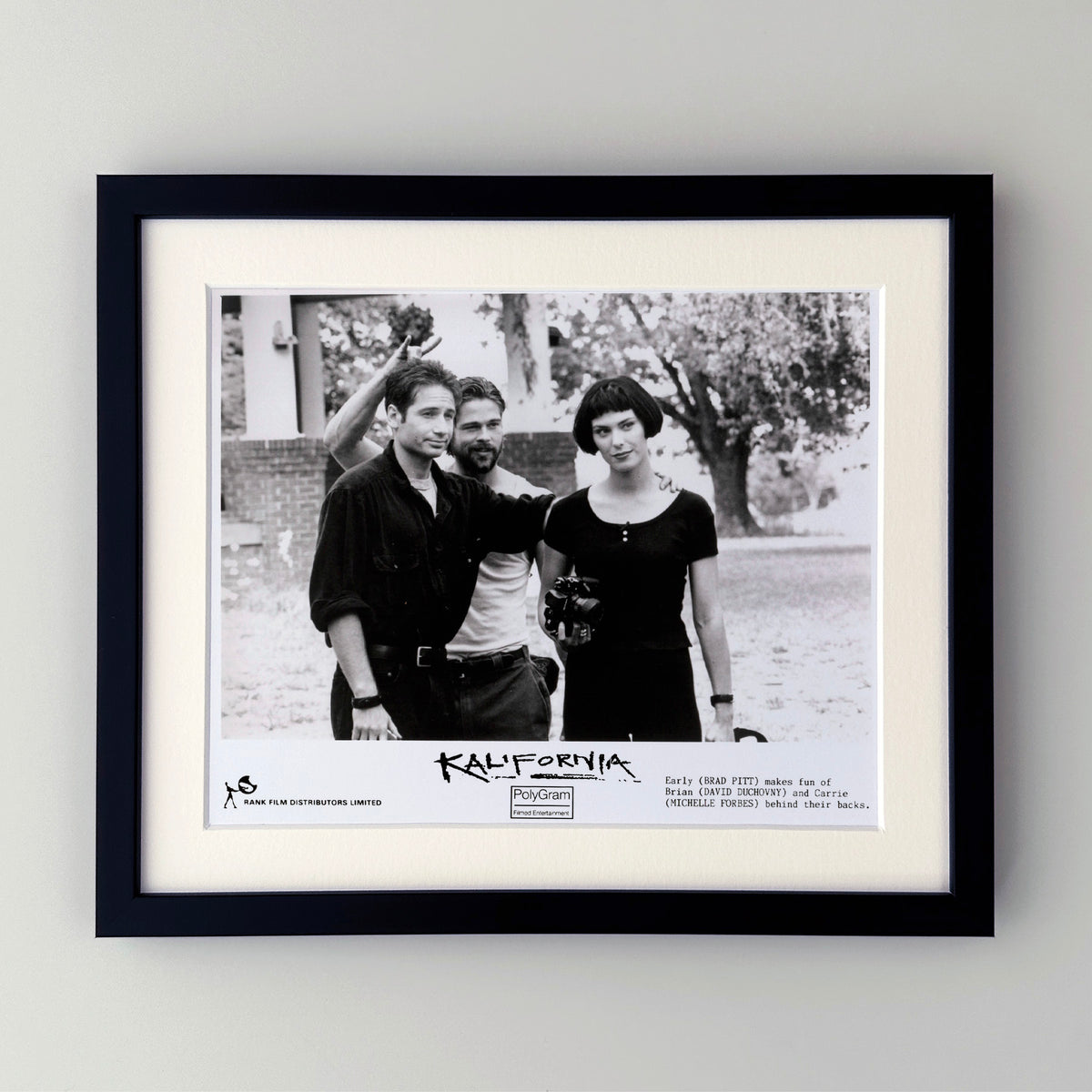 Kalifornia 1993 Publicity Film Movie Press Still Framed