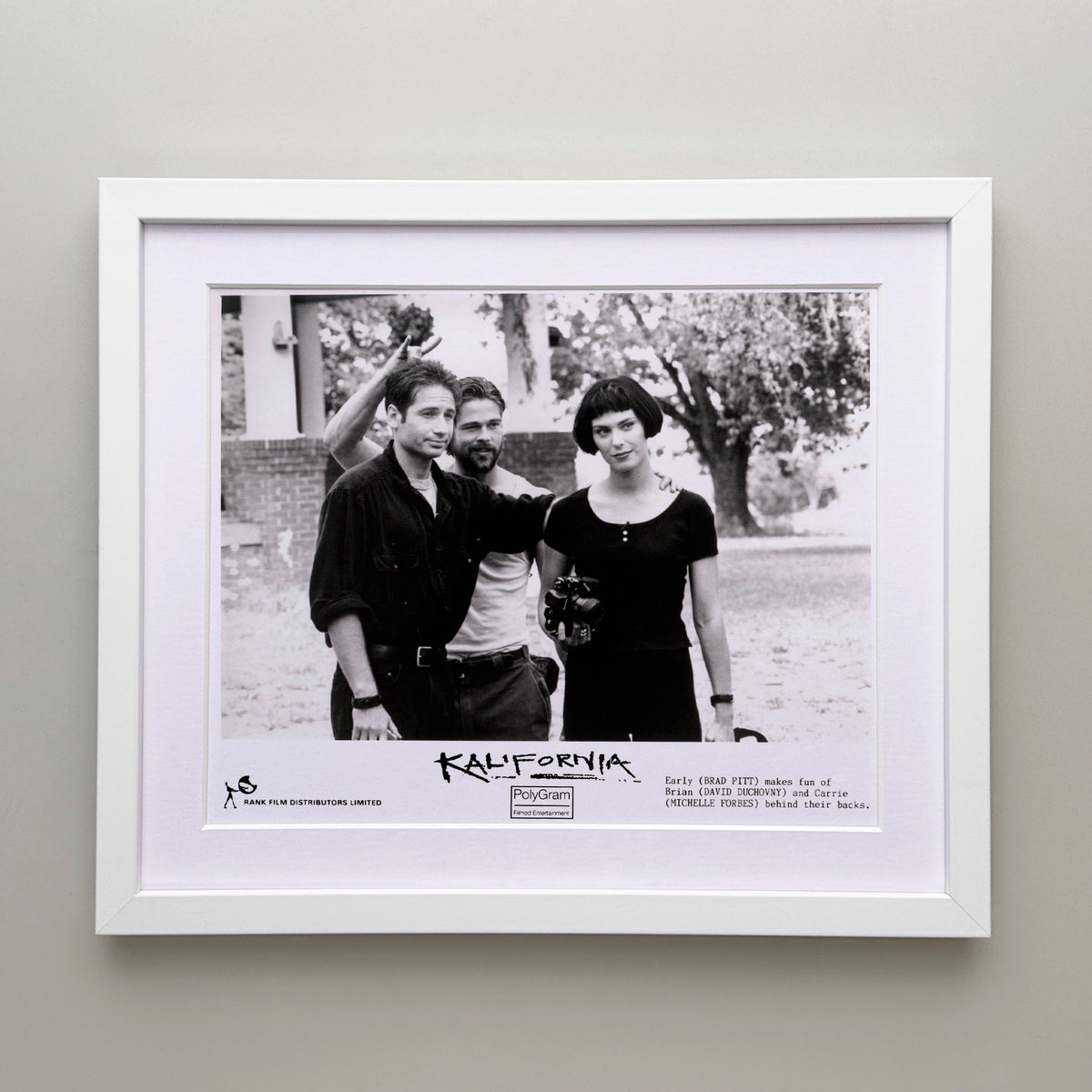 Kalifornia 1993 Publicity Film Movie Press Still Framed