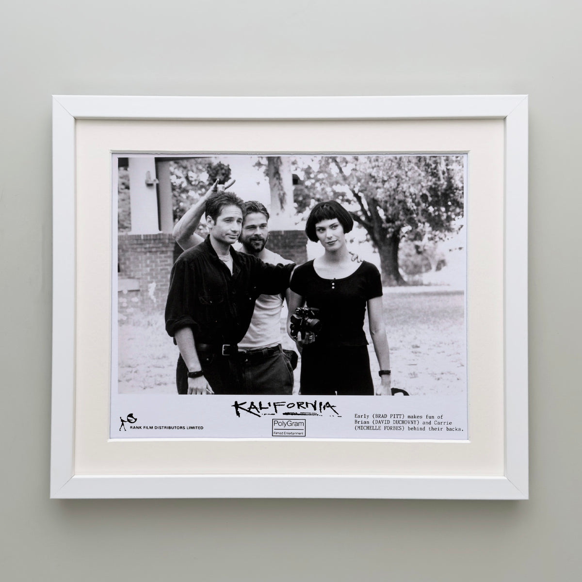 Kalifornia 1993 Publicity Film Movie Press Still Framed