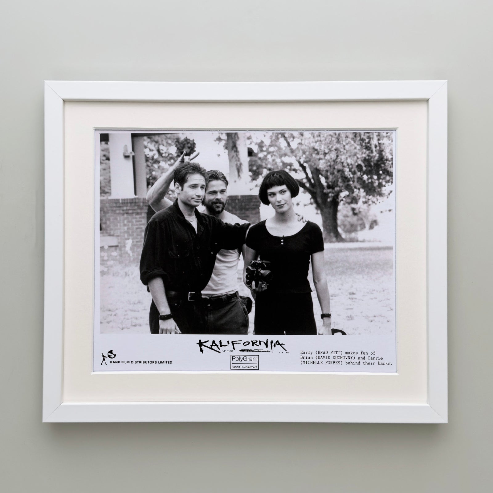 Kalifornia 1993 Publicity Film Movie Press Still Framed