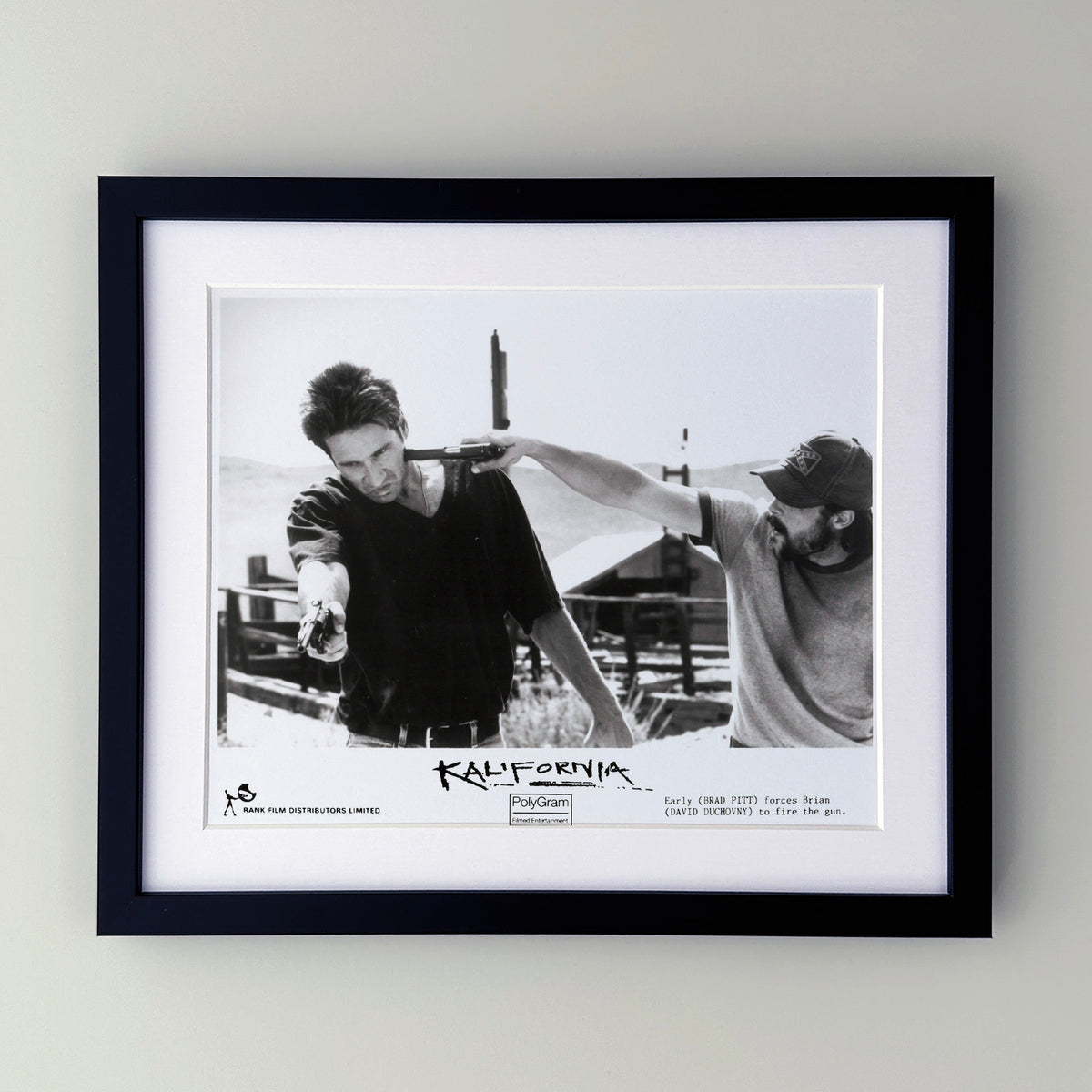 Kalifornia 1993 Publicity Film Movie Press Still Framed