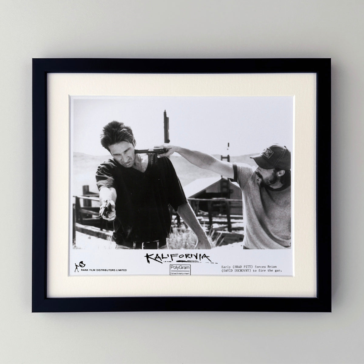 Kalifornia 1993 Publicity Film Movie Press Still Framed