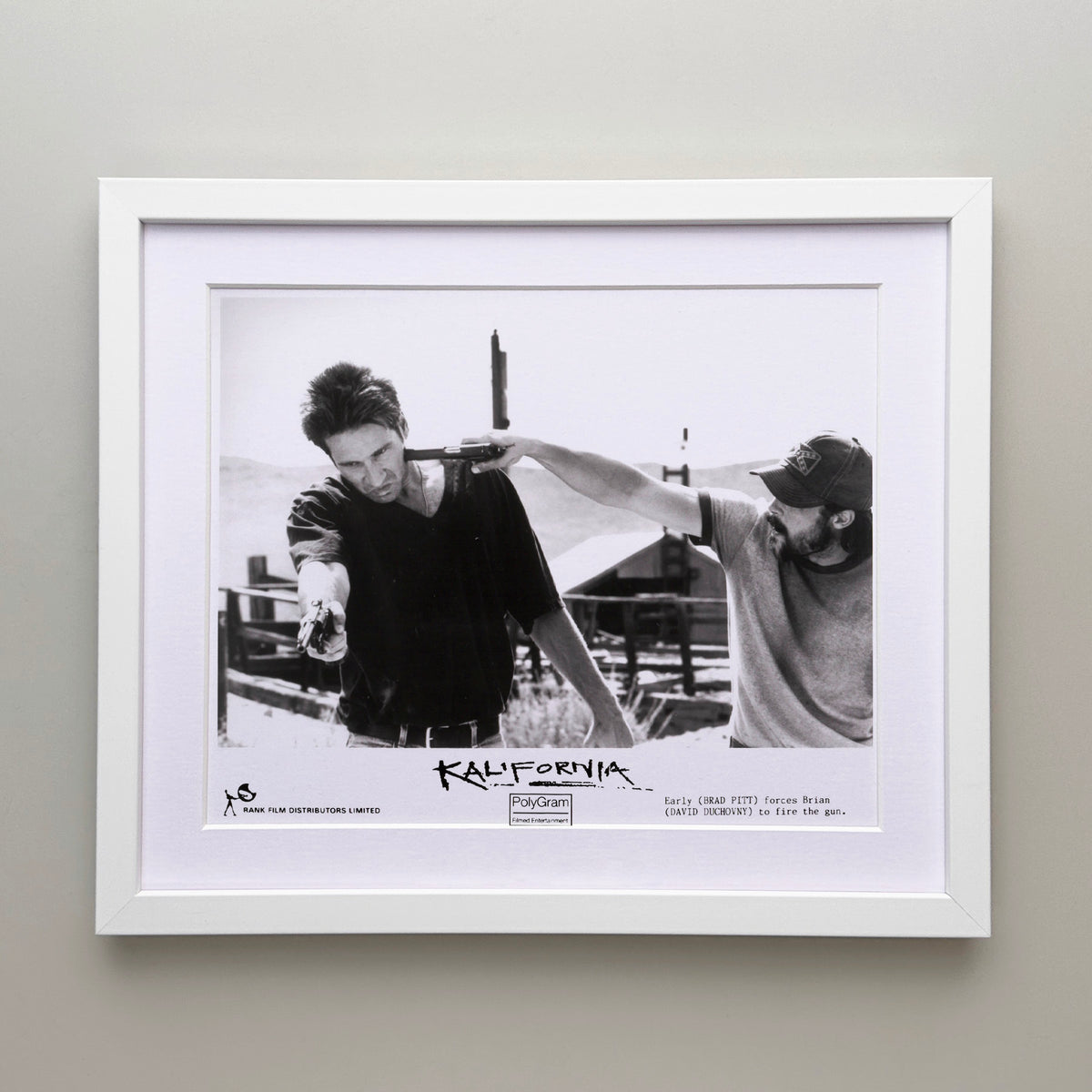 Kalifornia 1993 Publicity Film Movie Press Still Framed