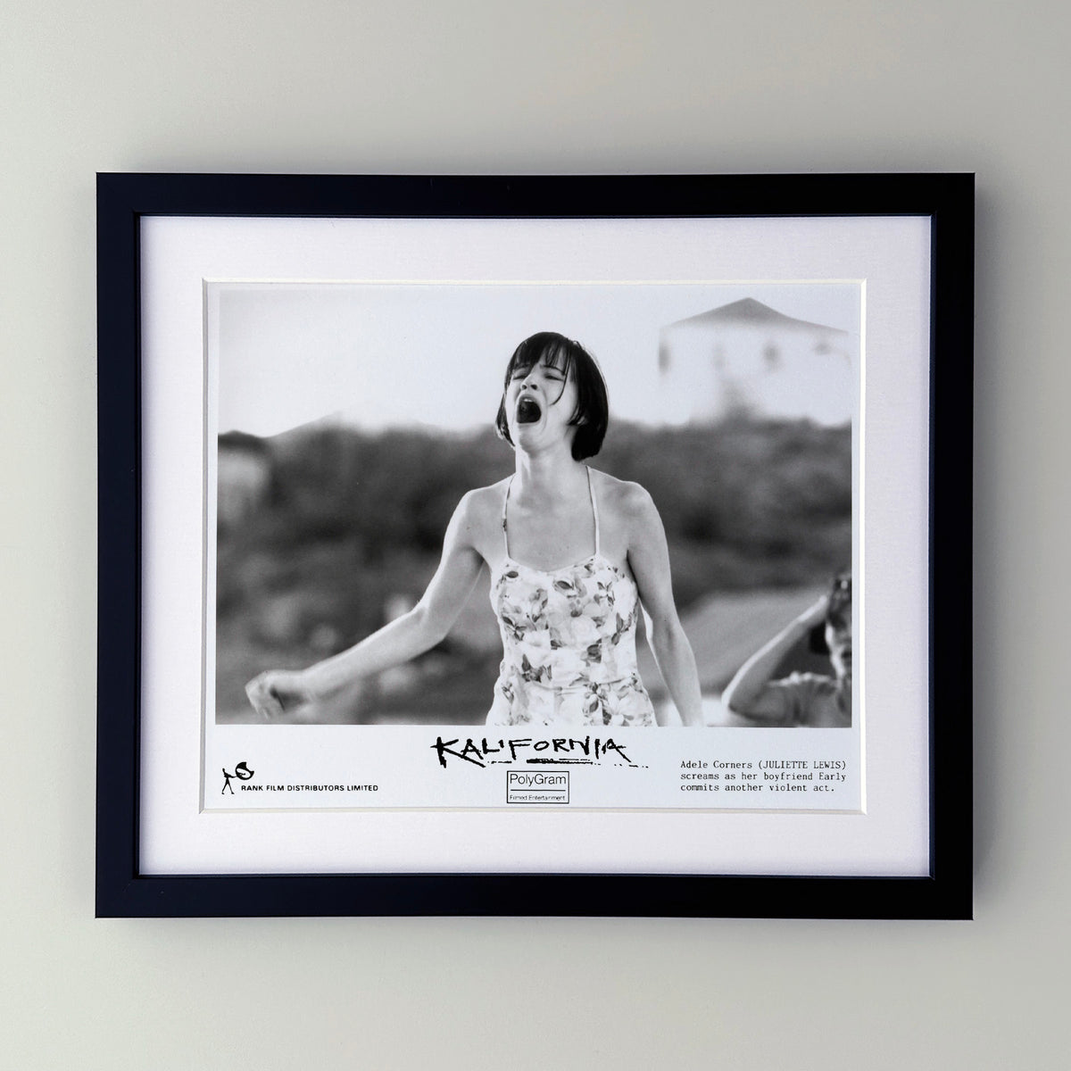 Kalifornia 1993 Publicity Film Movie Press Still Framed