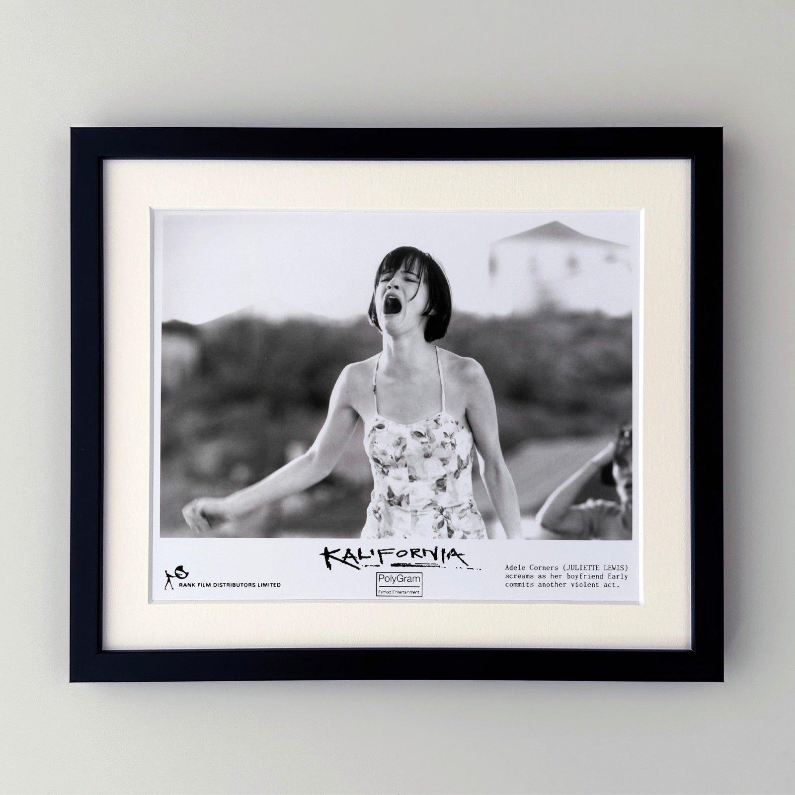 Kalifornia 1993 Publicity Film Movie Press Still Framed