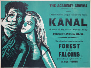 kanal 1970s academy cinema uk quad film movie poster peter strausfeld