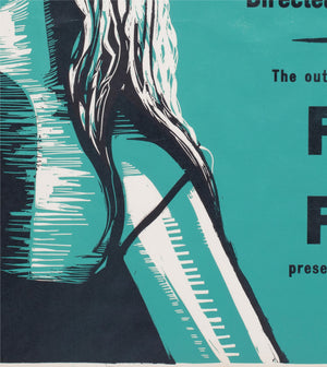 kanal 1970s academy cinema uk quad film movie poster peter strausfeld - detail
