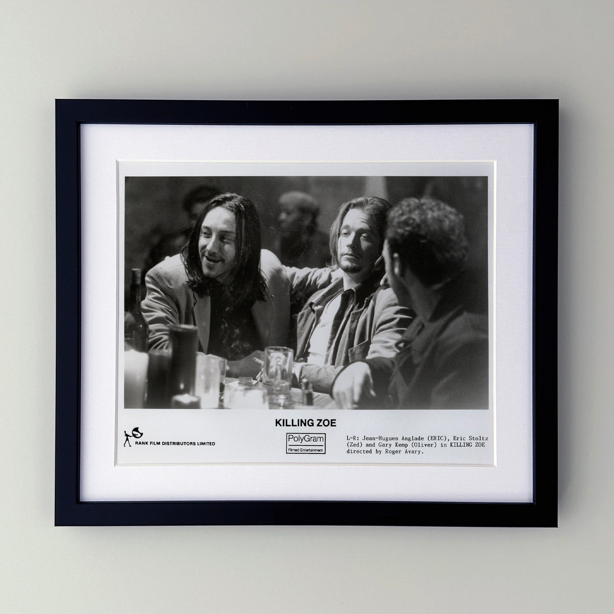 Killing Zoe 1993 Film Movie Press Publicity Still Framed