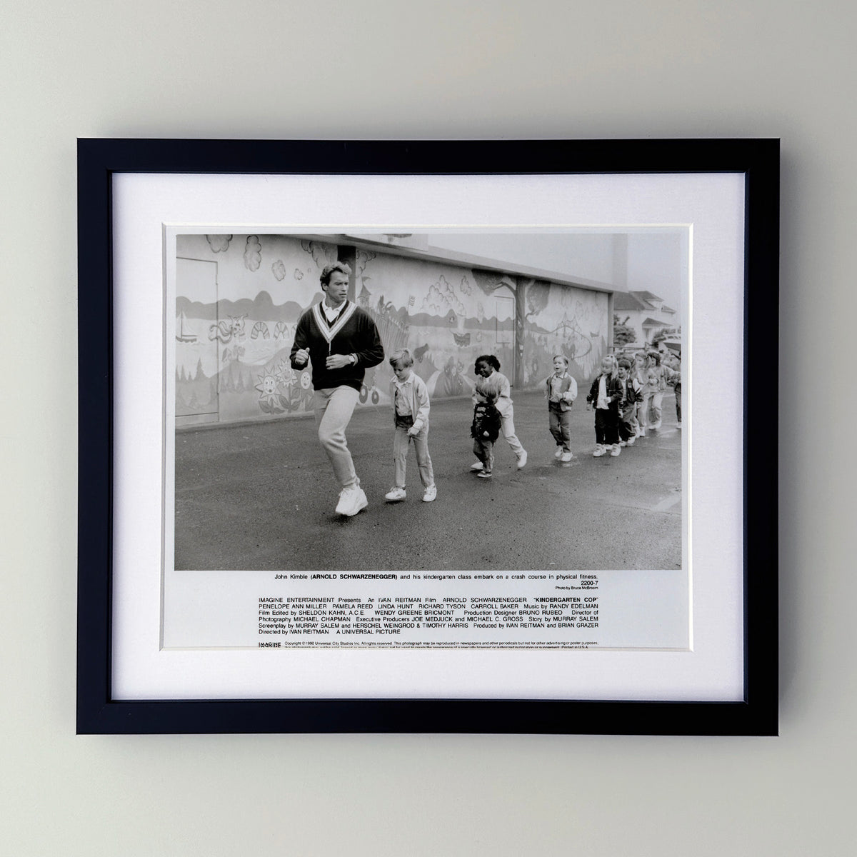 Kindergarten Cop 1990 Film Movie Press Publicity Still Framed