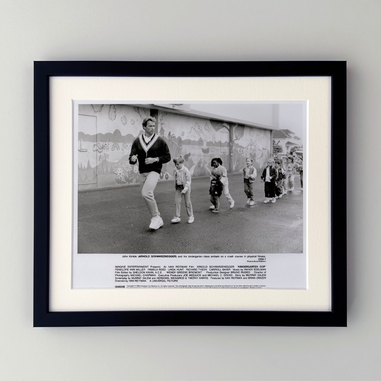 Kindergarten Cop 1990 Film Movie Press Publicity Still Framed
