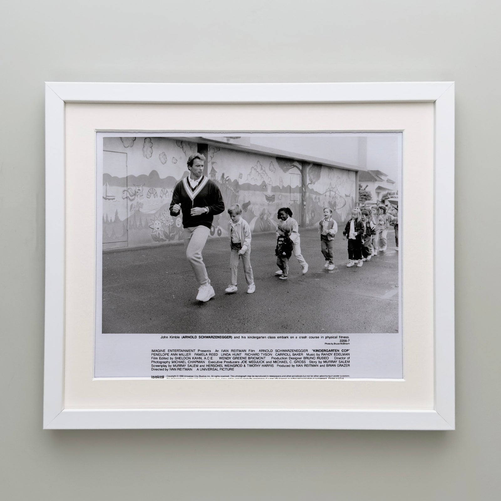 Kindergarten Cop 1990 Film Movie Press Publicity Still Framed