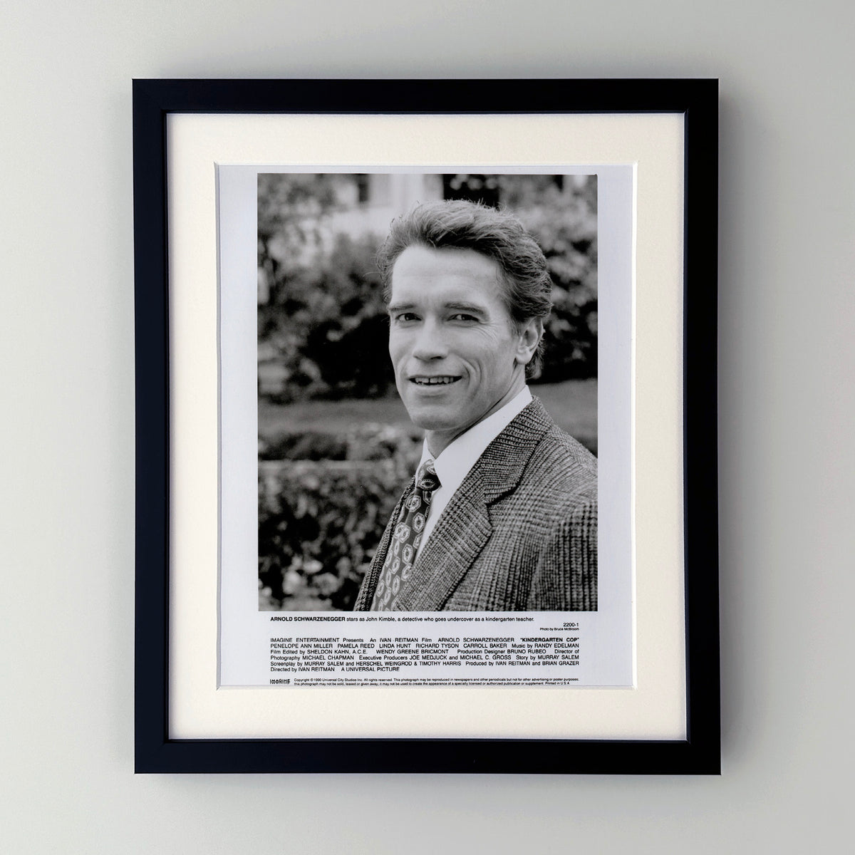 Kindergarten Cop 1990 Film Movie Press Publicity Still Framed