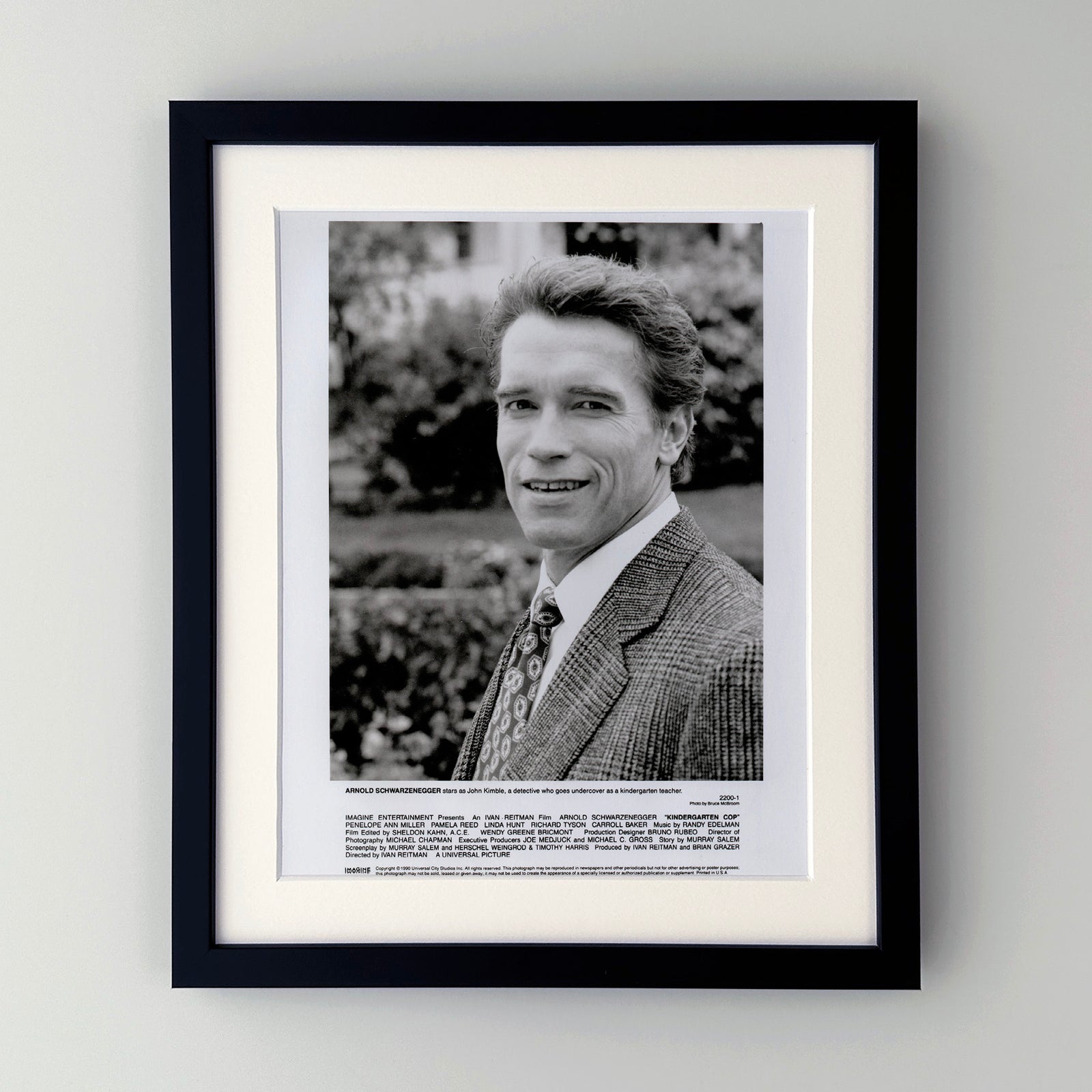 Kindergarten Cop 1990 Film Movie Press Publicity Still Framed