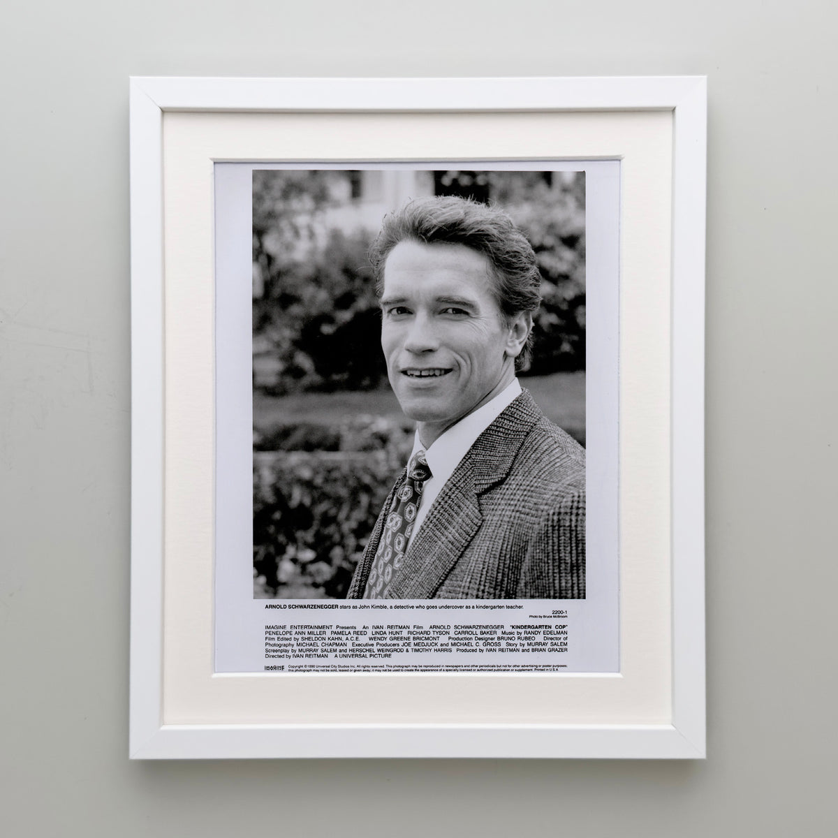 Kindergarten Cop 1990 Film Movie Press Publicity Still Framed