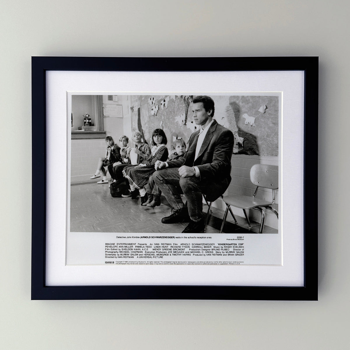 Kindergarten Cop 1990 Film Movie Press Publicity Still Framed