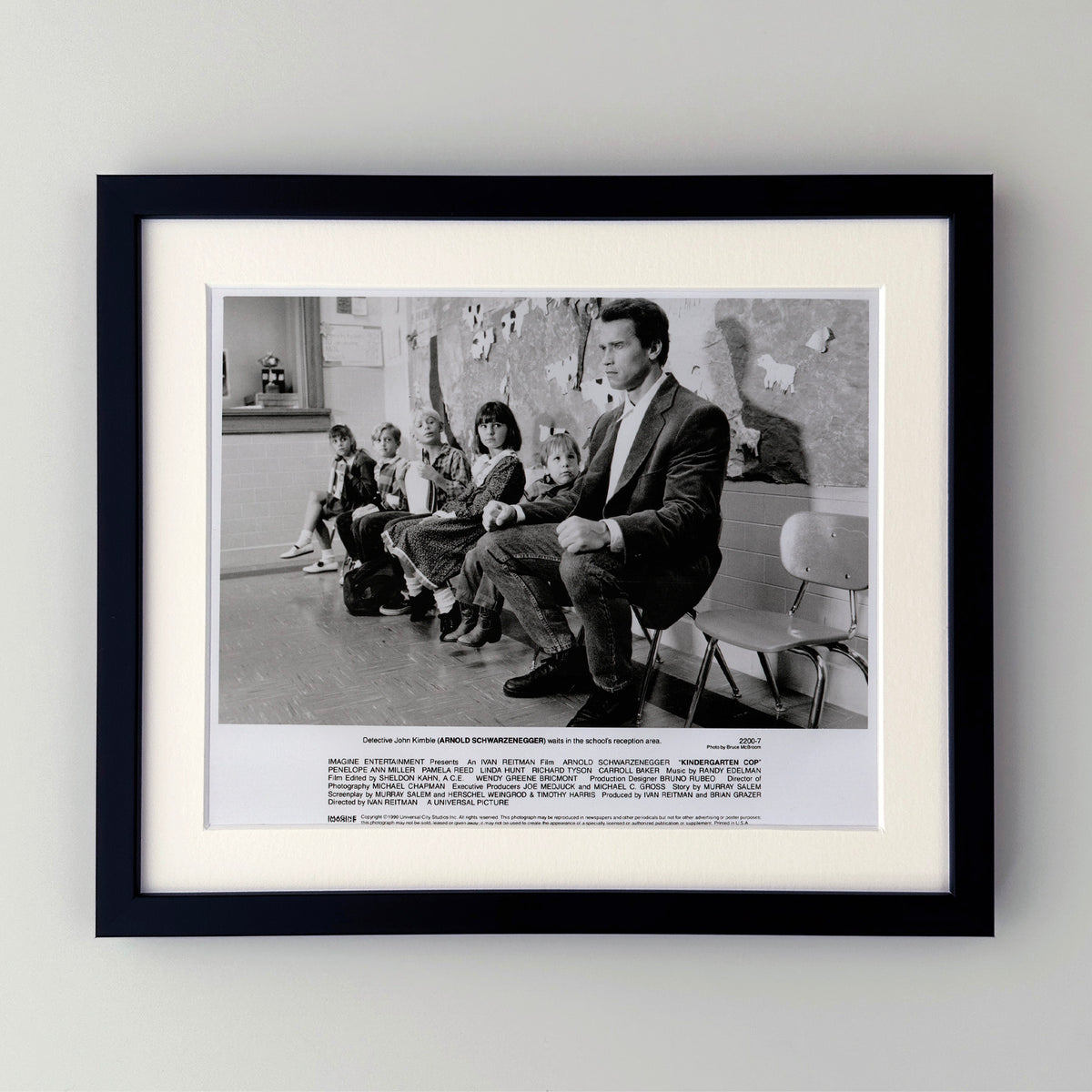 Kindergarten Cop 1990 Film Movie Press Publicity Still Framed