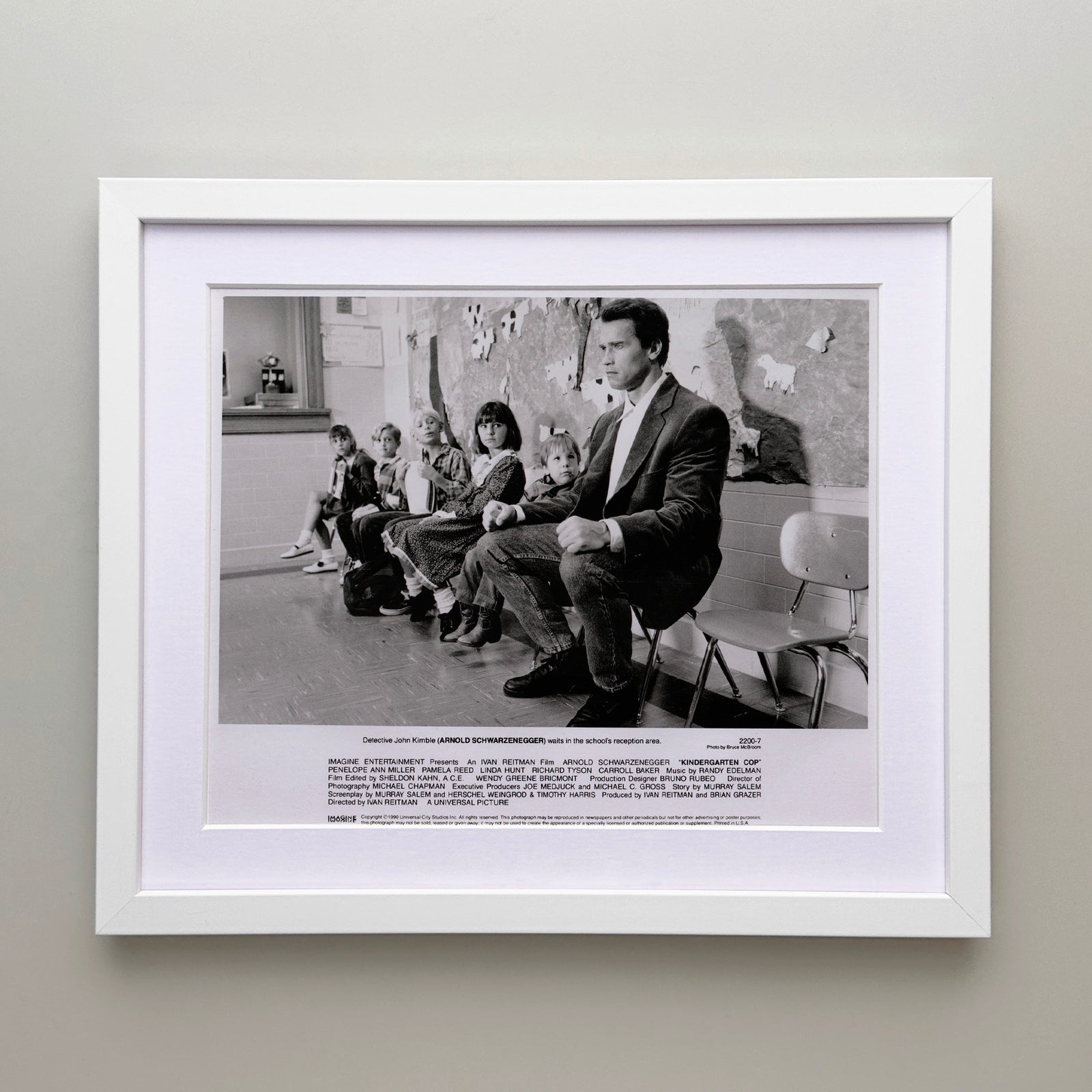 Kindergarten Cop 1990 Film Movie Press Publicity Still Framed