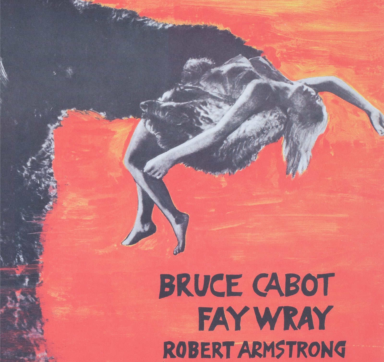 King Kong R1966 Swedish Film Poster - detail