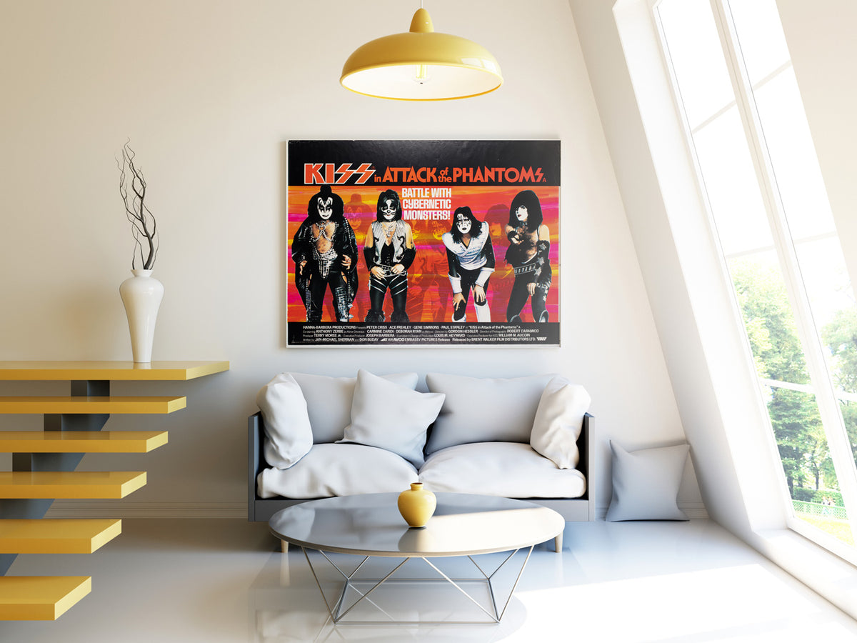 Kiss - Attack of the Phantoms 1979 UK Quad Film Movie Poster