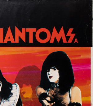 Kiss - Attack of the Phantoms 1979 UK Quad Film Movie Poster - detail
