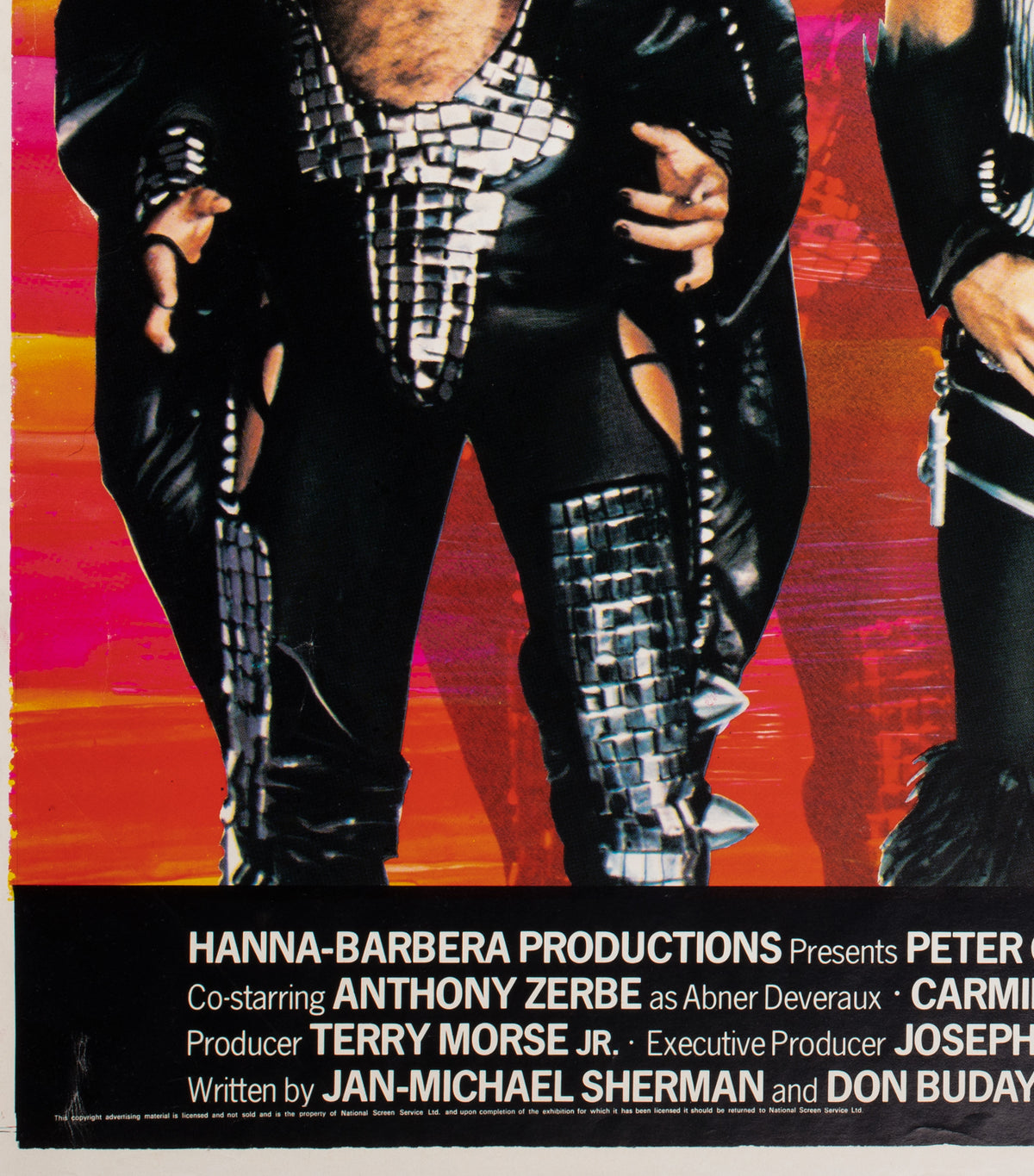 Kiss - Attack of the Phantoms 1979 UK Quad Film Movie Poster - detail