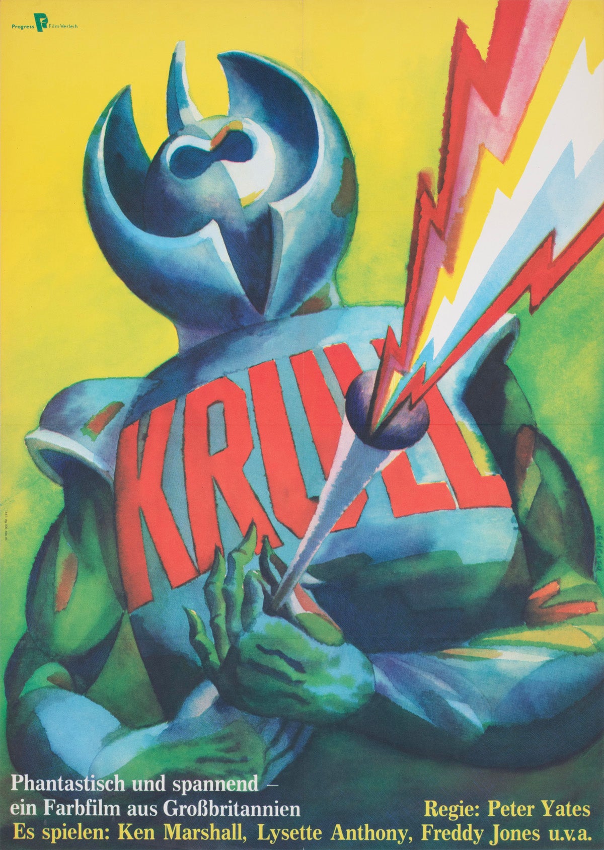 Krull 1985 East German Film Poster Wengler