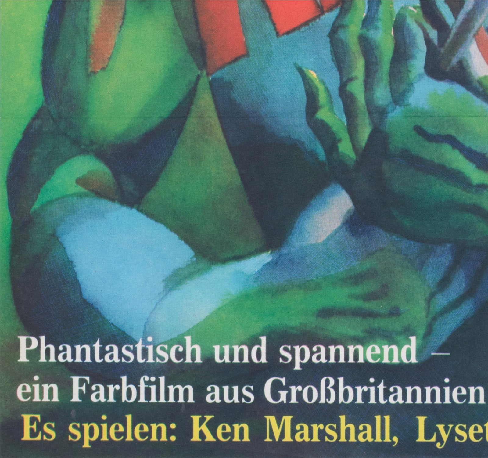 Krull 1985 East German Film Poster Wengler - detail