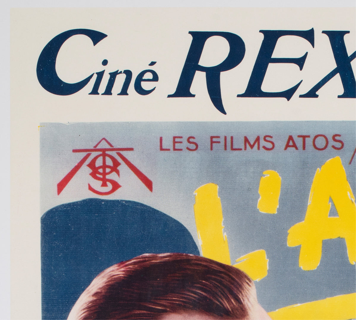 L Alibi 1938 Belgian Film Poster - detail